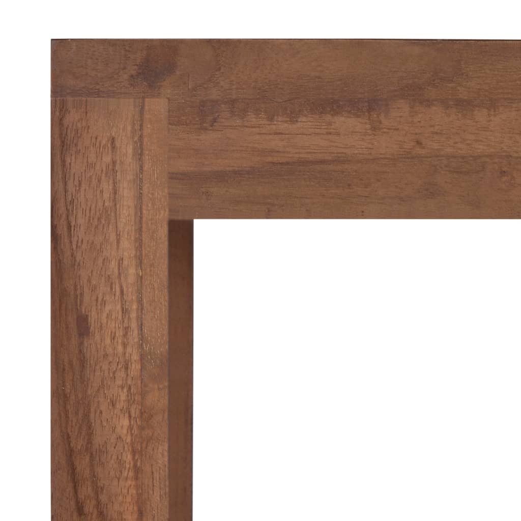 Piedistalli per Piante 2 pz 25x25x100 cm Legno Massello di Teak