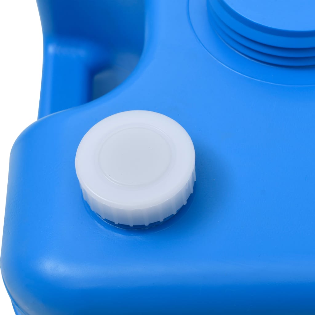 Serbatoio d'Acqua con Ruote per Campeggio 25 L Blu