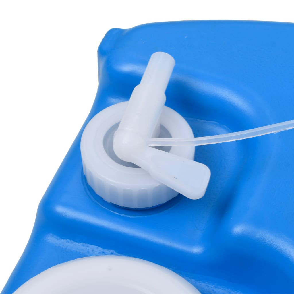 Serbatoio d'Acqua con Ruote per Campeggio 40 L Blu