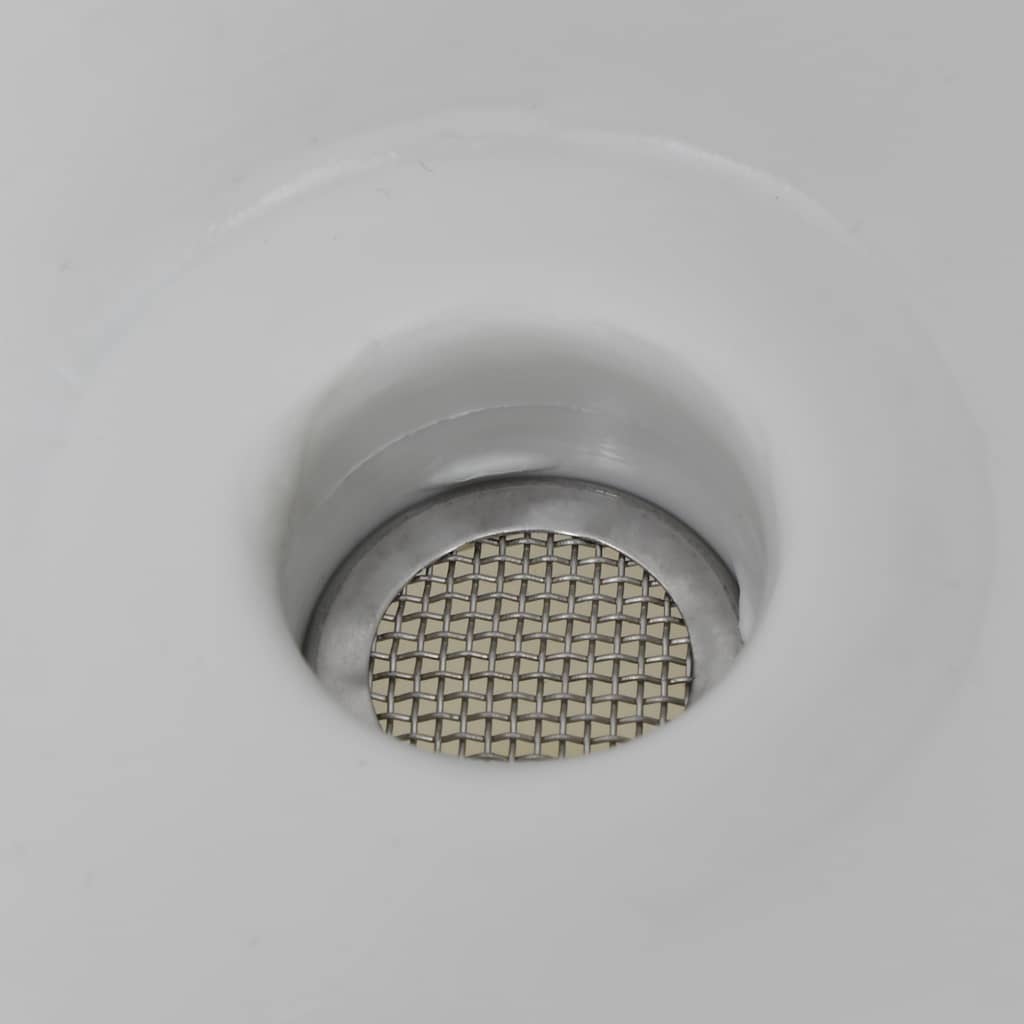 Set WC Portatile da Campeggio e Lavandino con Supporto Grigio