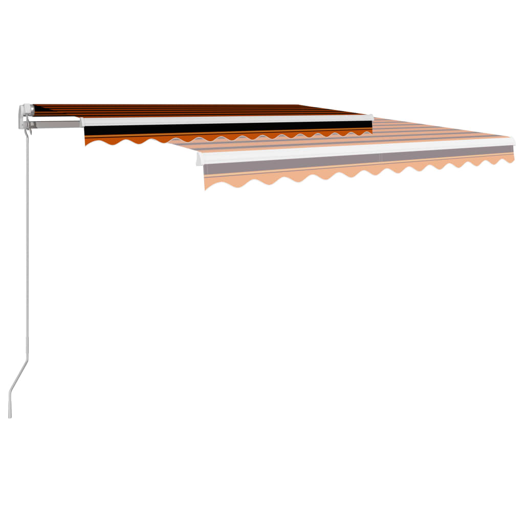 Tenda retrattile Arancione e Marrone 300 x 250 cm