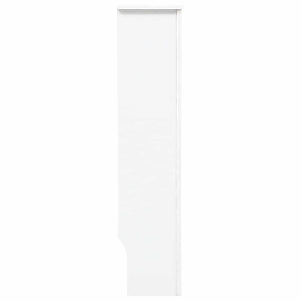 Coperture per Radiatori 2 pz Bianche 112x19x81,5 cm in MDF