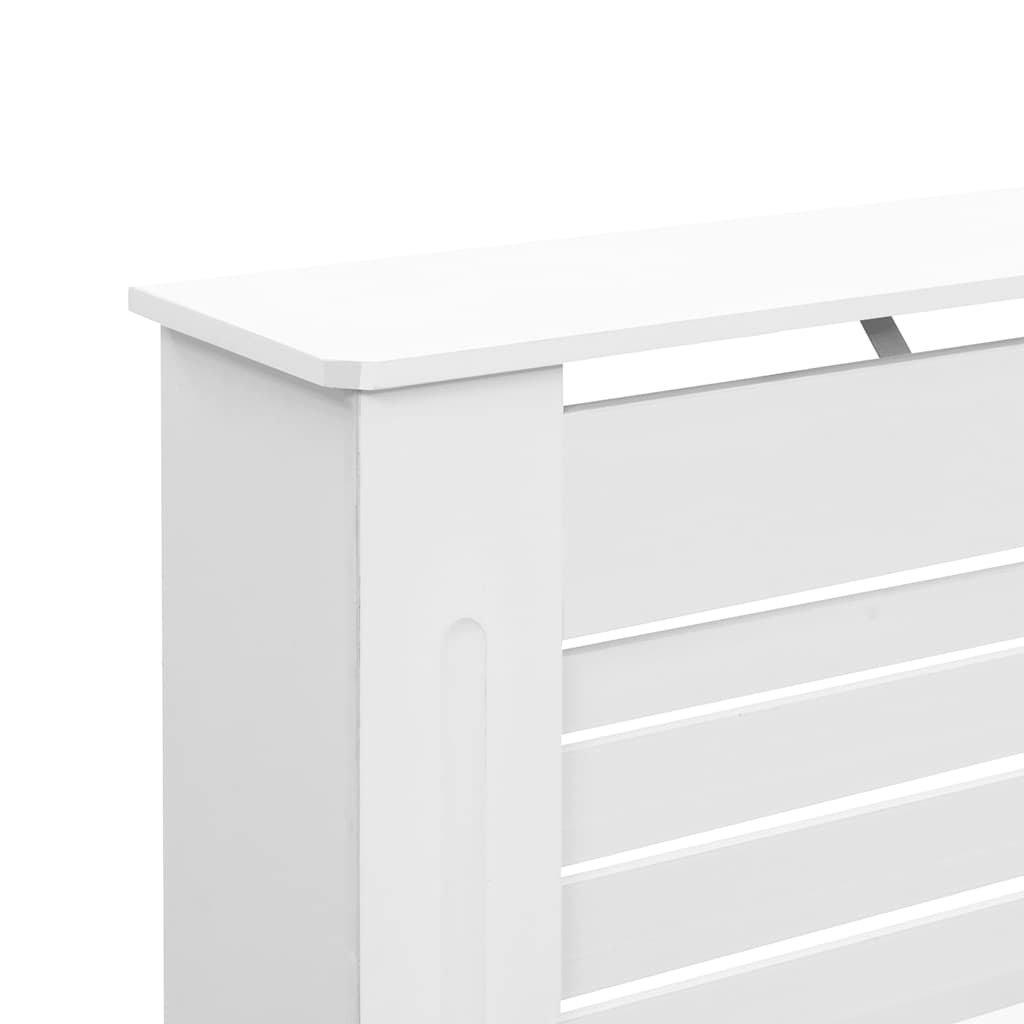 Coperture per Radiatori 2 pz Bianche 152x19x81,5 cm in MDF