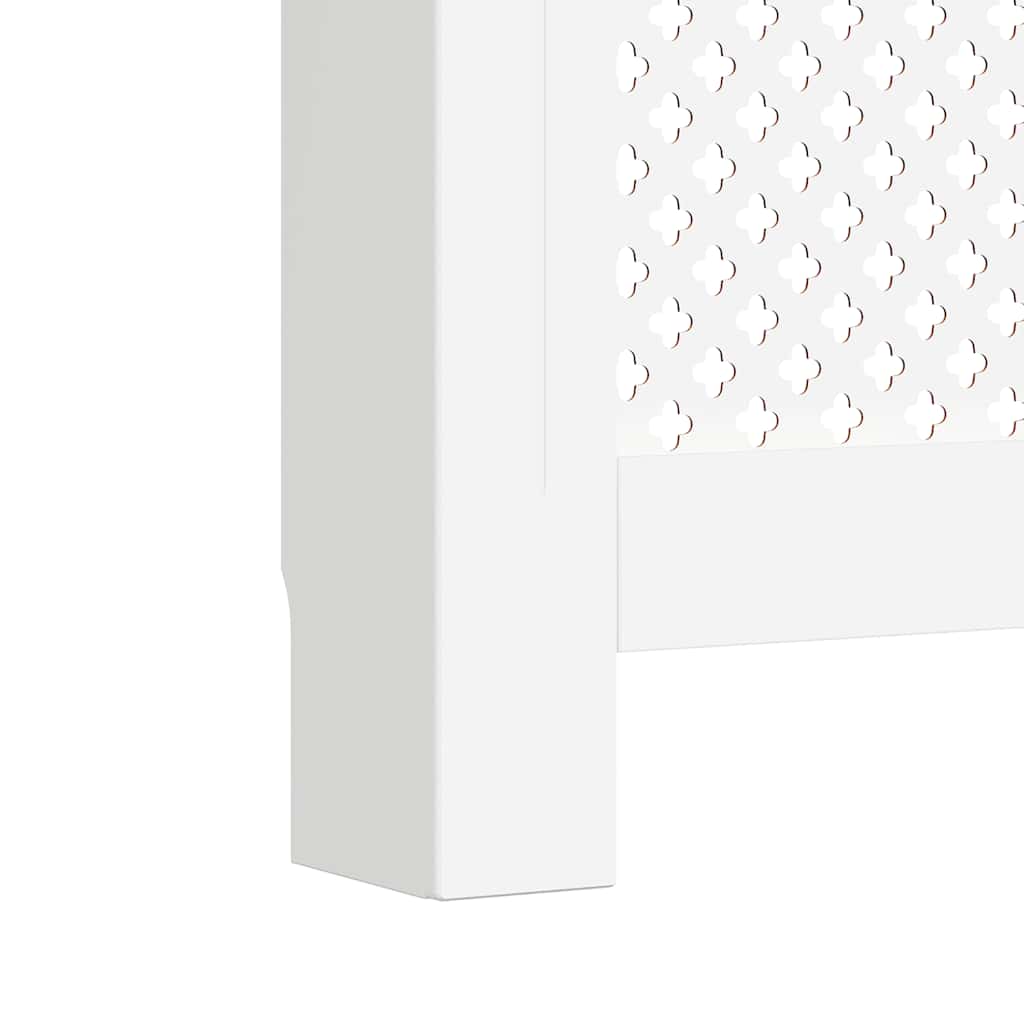 Coperture per Radiatori 2 pz Bianche 112x19x81,5 cm in MDF