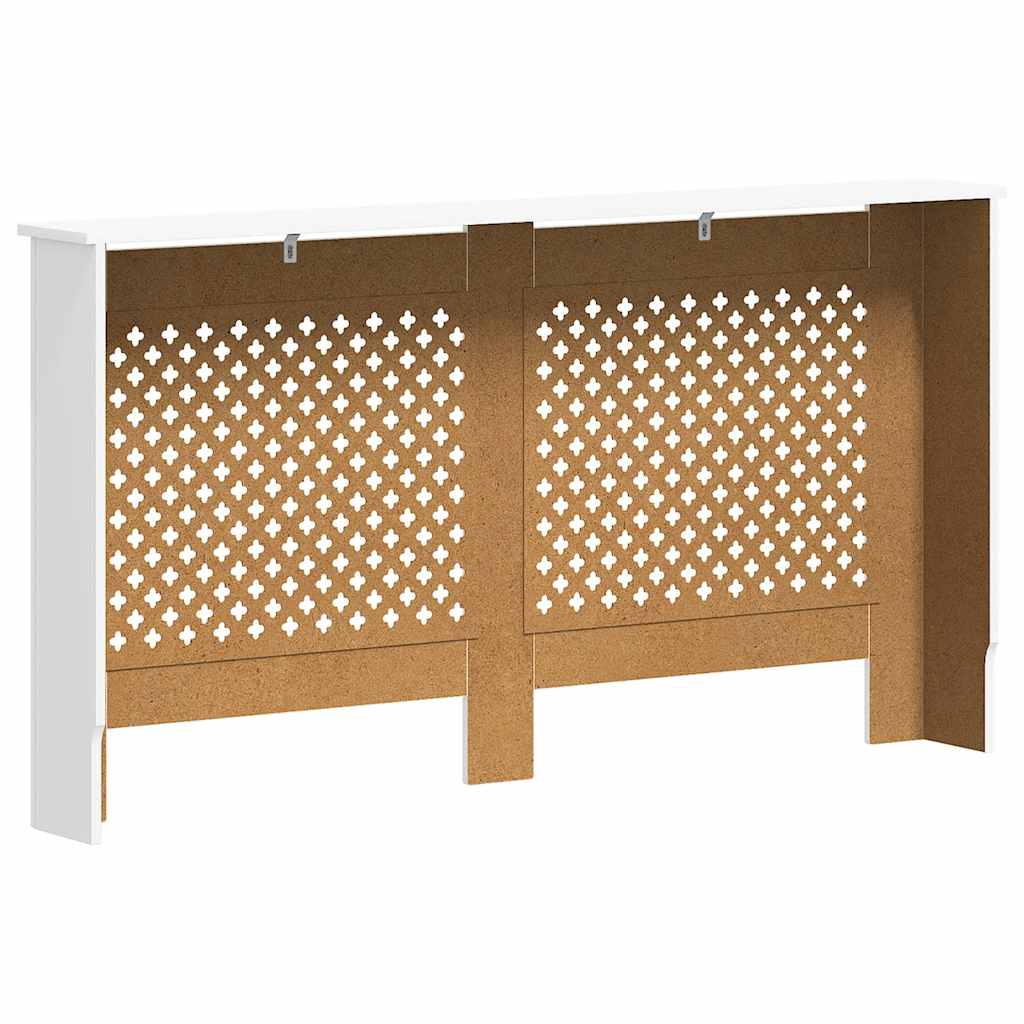Coperture per Radiatori 2pz Bianche 152x19x81,5 cm in MDF