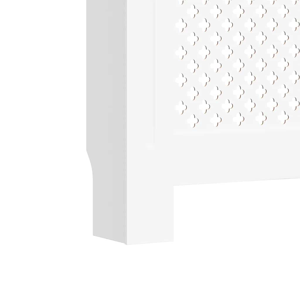 Coperture per Radiatori 2pz Bianche 152x19x81,5 cm in MDF