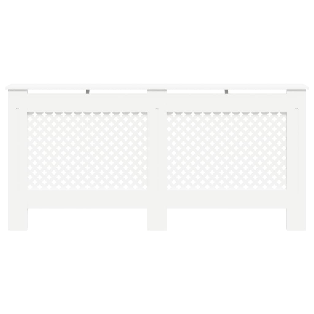 Coperture per Radiatori 2 pz Bianche 172x19x81,5 cm in MDF
