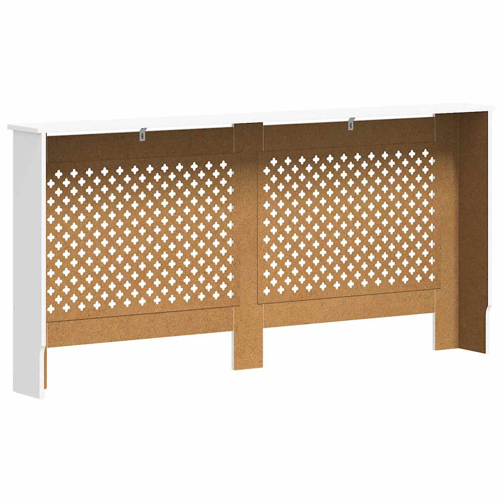 Coperture per Radiatori 2 pz Bianche 172x19x81,5 cm in MDF