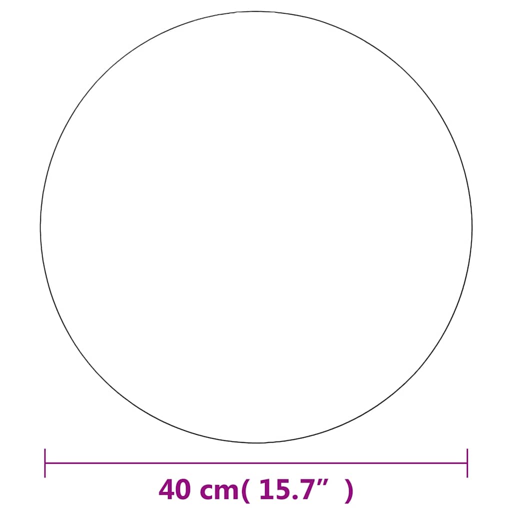 Specchi da Parete 2 pz 40 cm in Vetro Circolari