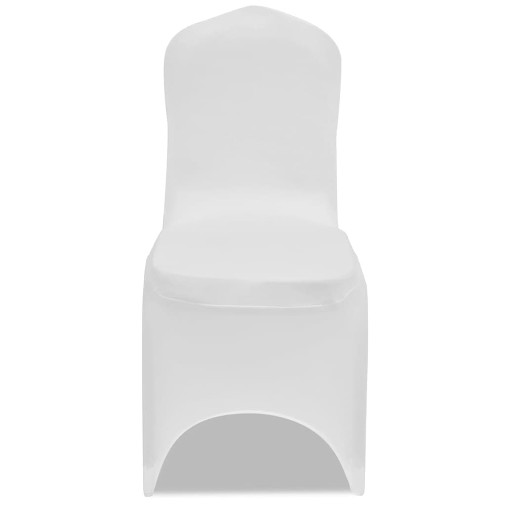 Coprisedie in Tessuto Elasticizzato Bianco 30 pz