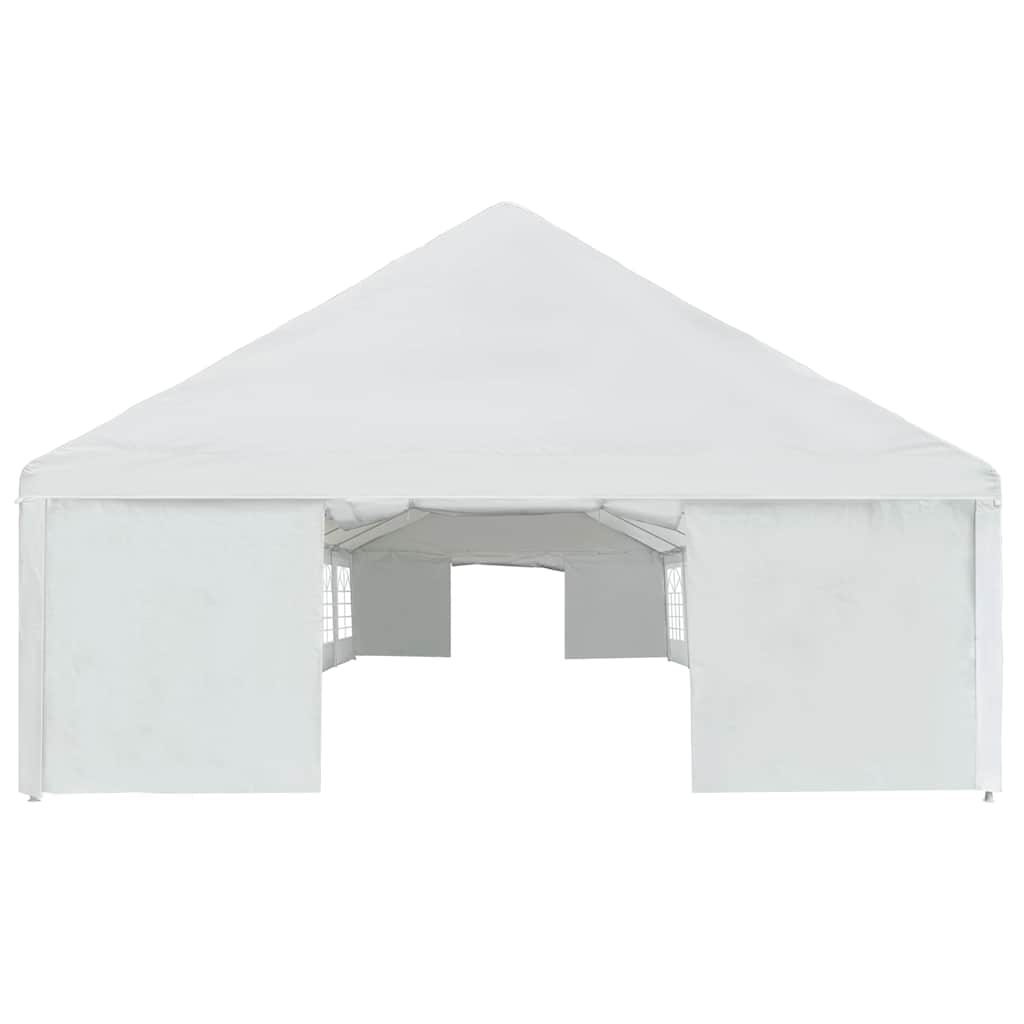 Tendone per Feste in PE 6x16 m Bianco