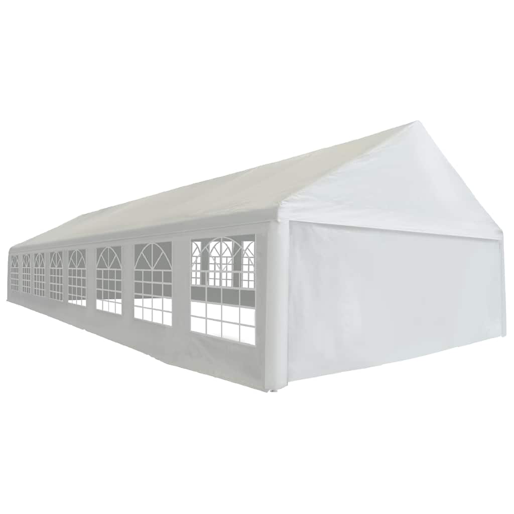 Tendone per Feste in PE 6x16 m Bianco