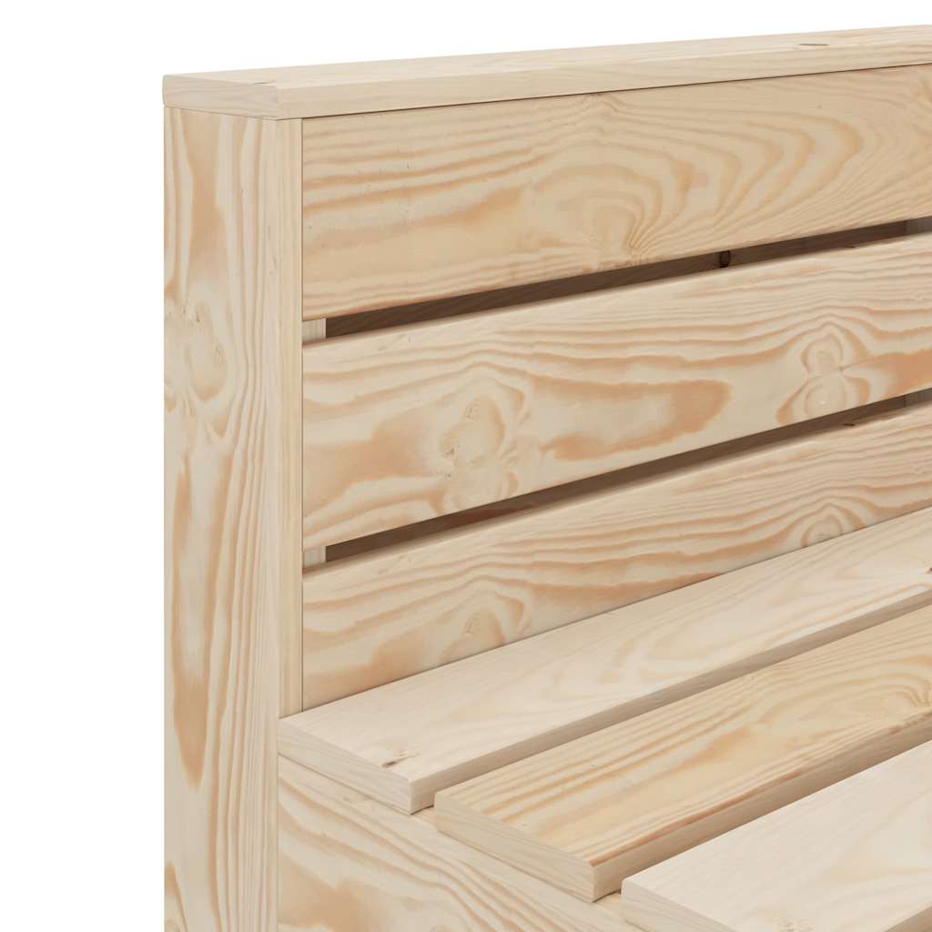 Set Divani da Giardino 5 pz su Pallet in Legno