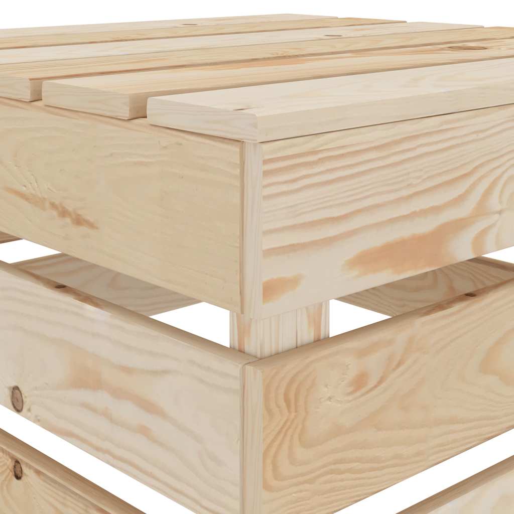Set Divani da Giardino 5 pz su Pallet in Legno
