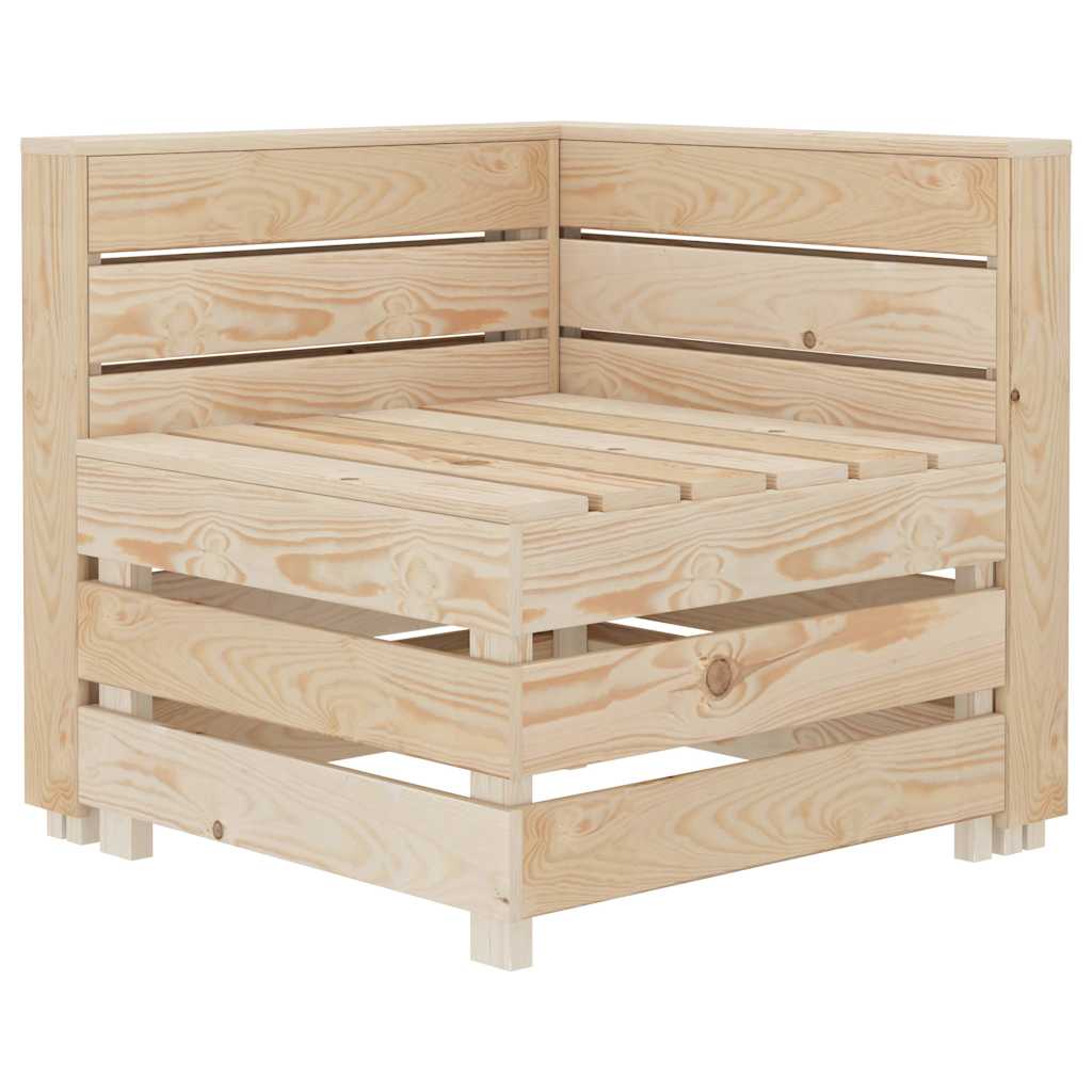 Set Divani da Giardino 5 pz su Pallet in Legno