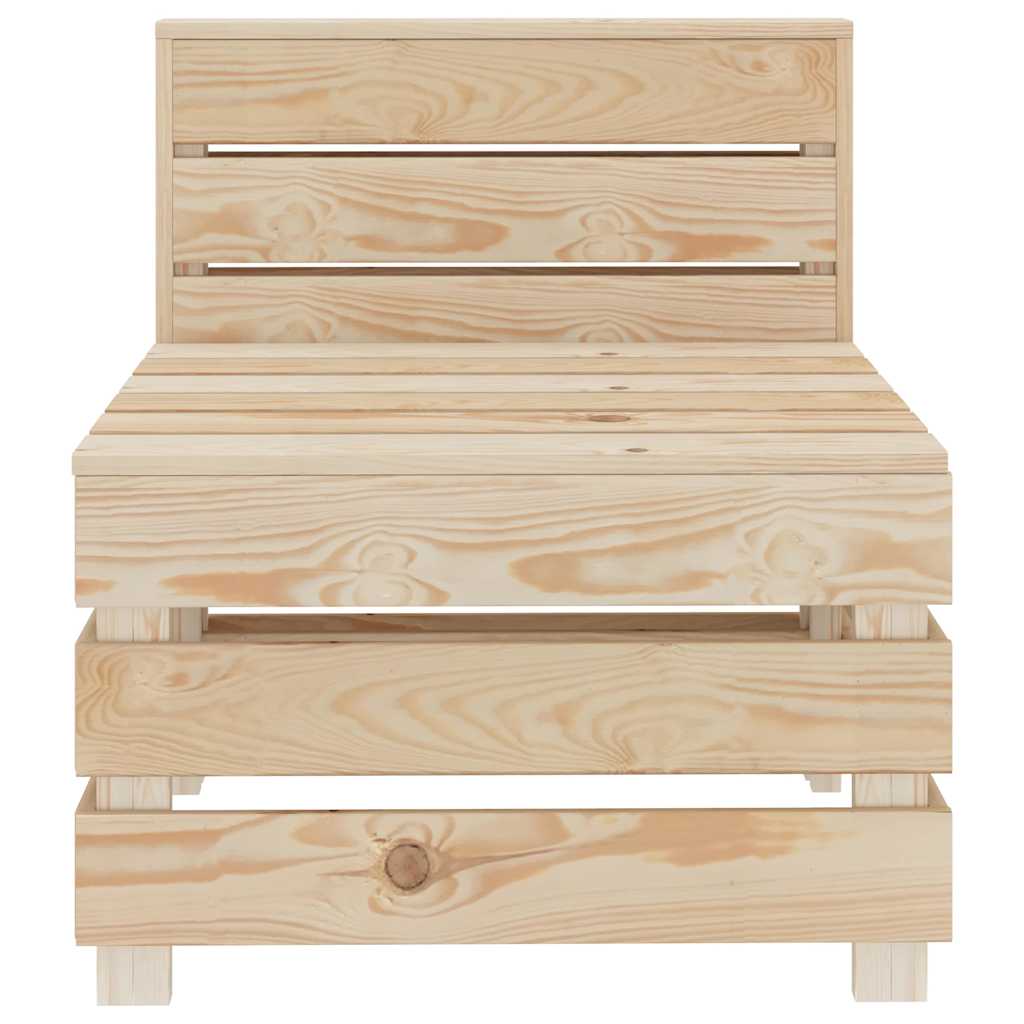 Set Divani da Giardino 5 pz su Pallet in Legno