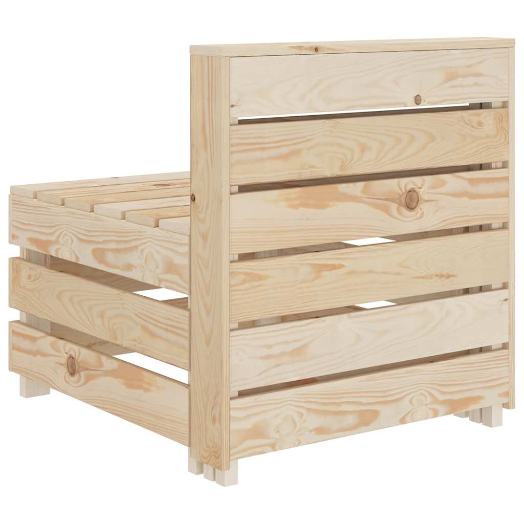 Set Divani da Giardino 5 pz su Pallet in Legno