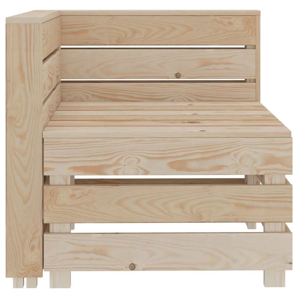 Set Divani da Giardino 5 pz su Pallet in Legno