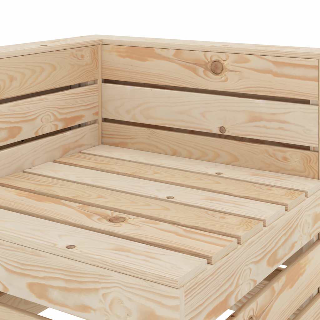 Set Divani da Giardino 5 pz su Pallet in Legno