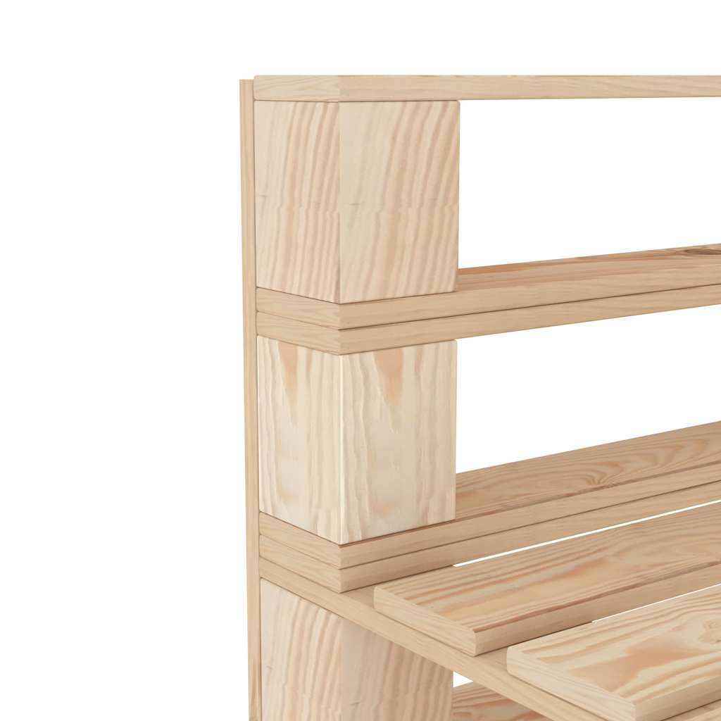 Divano da Giardino a Pallet 4 Posti in Legno