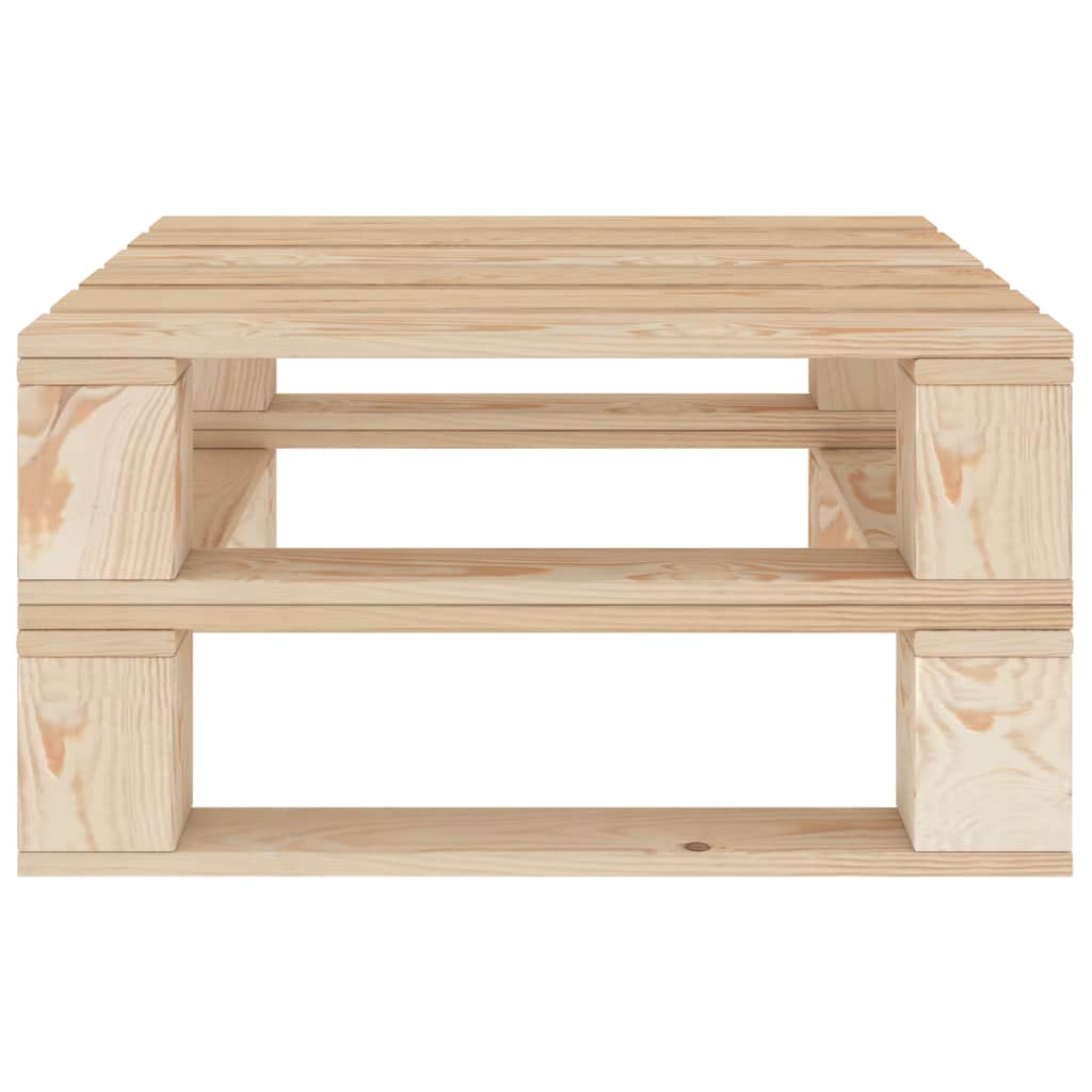 Set Divani da Giardino su Pallet 4 pz in Legno