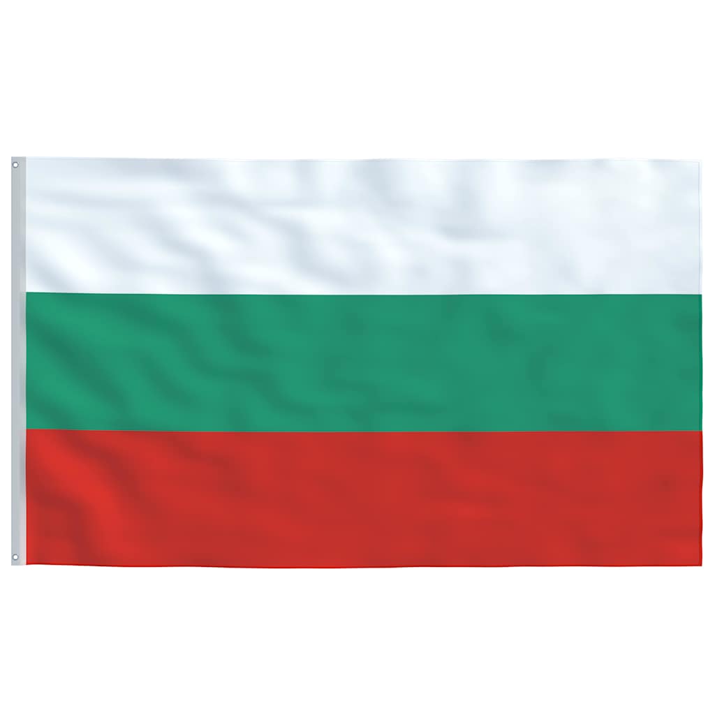 Bandiera della Bulgaria con Pennone in Alluminio 6,2 m