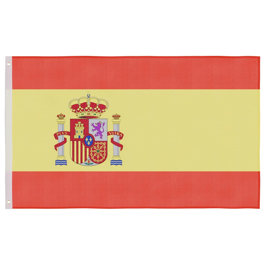 Bandiera della Spagna con Pennone in Alluminio 6 m