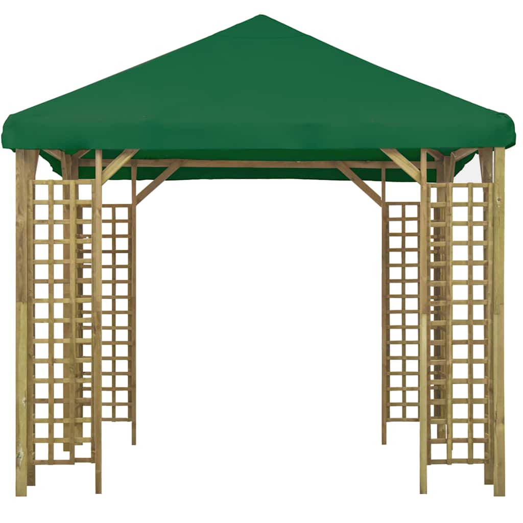 Gazebo 3x3 m Verde