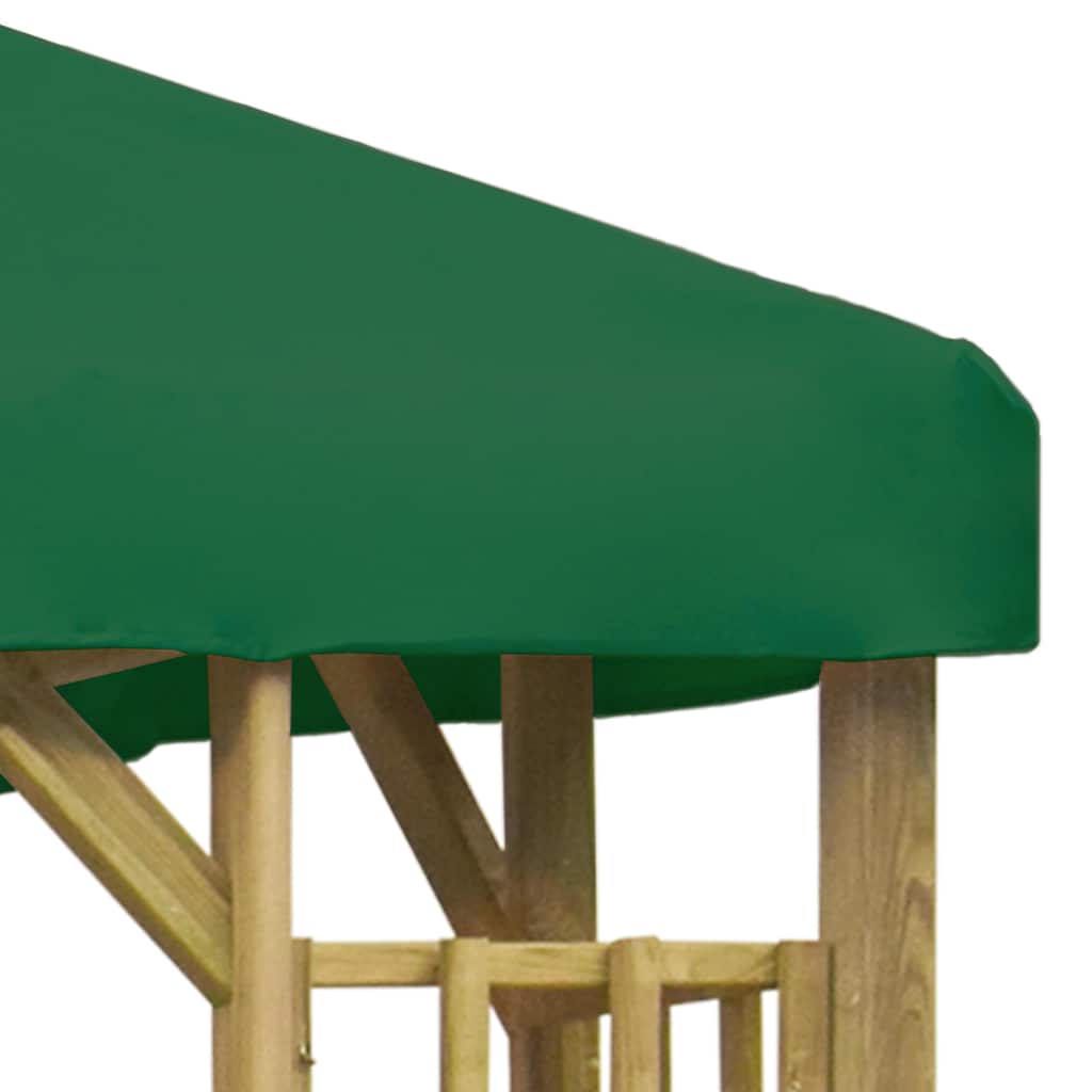 Gazebo 3x3 m Verde