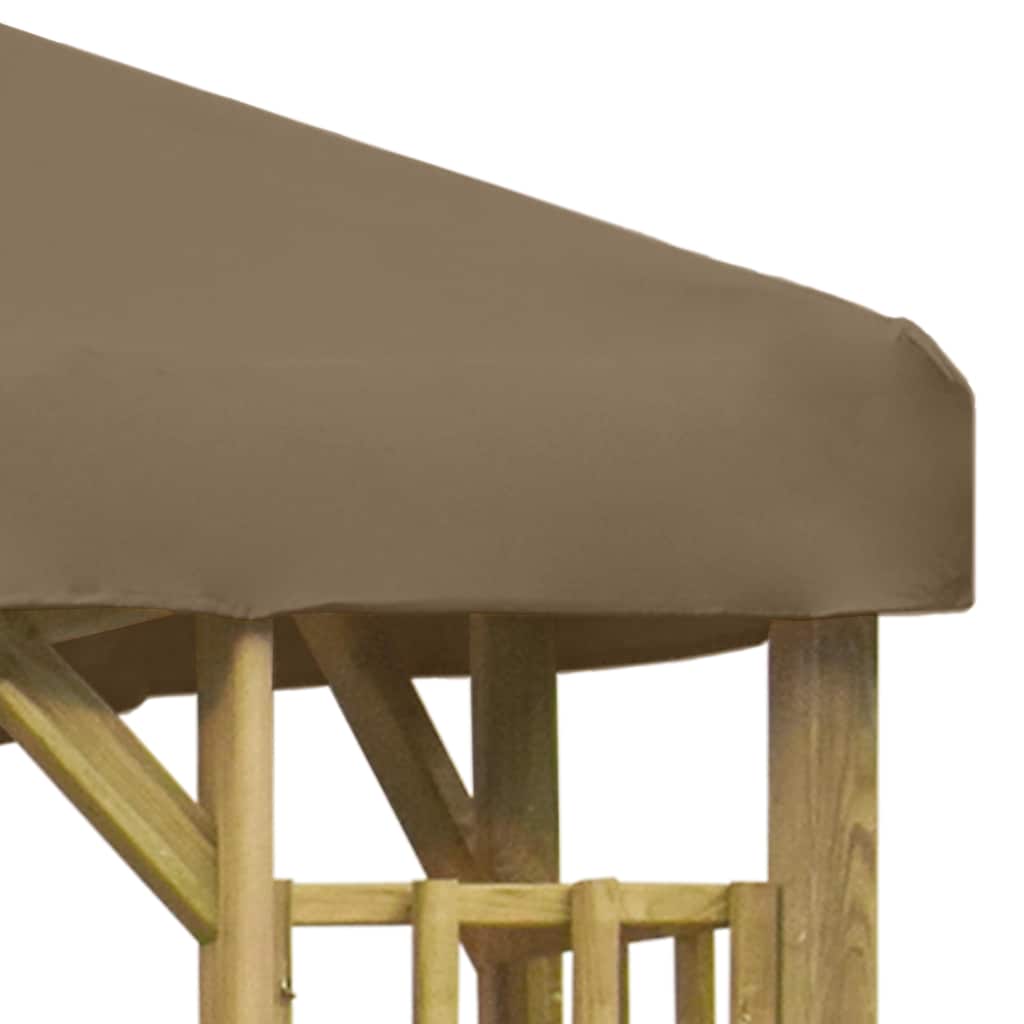 Gazebo 3x3 m Grigio Talpa