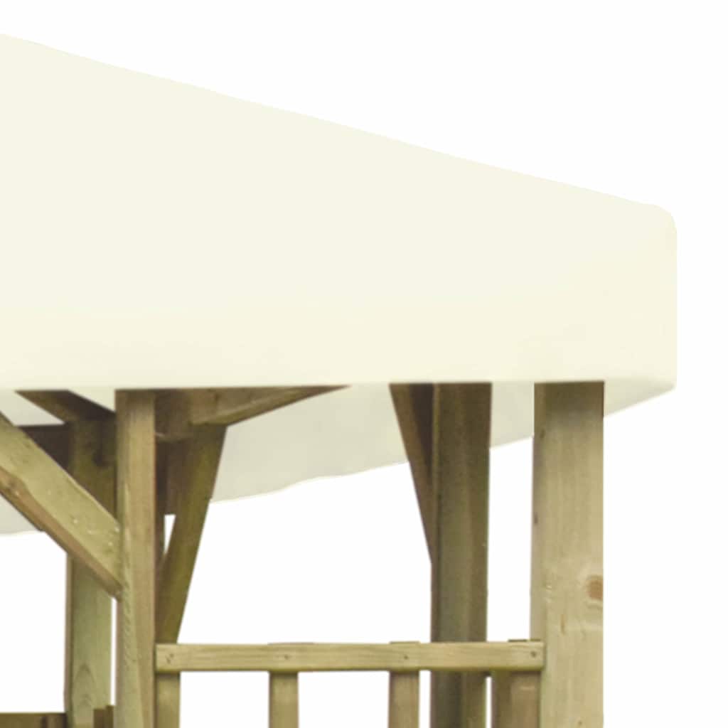Gazebo 4x3 m Crema