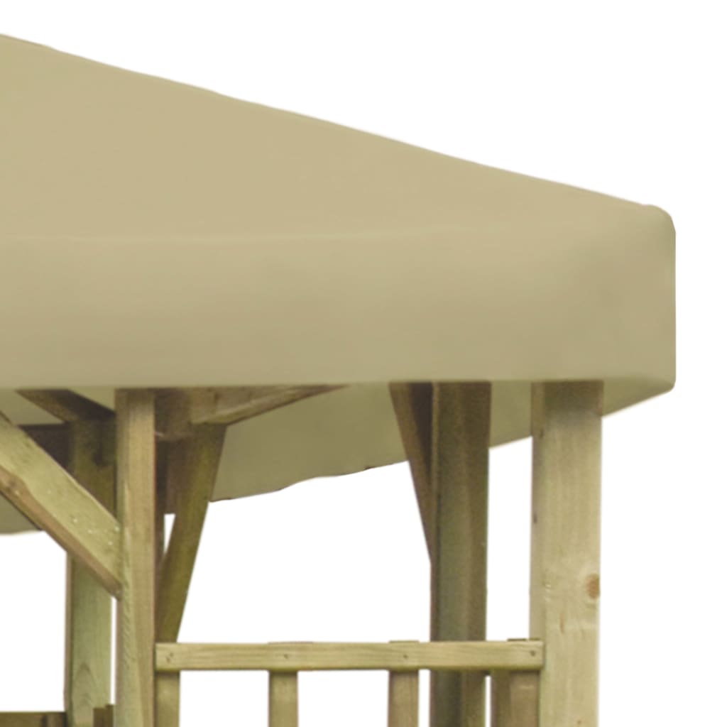 Gazebo 4x3 m Beige