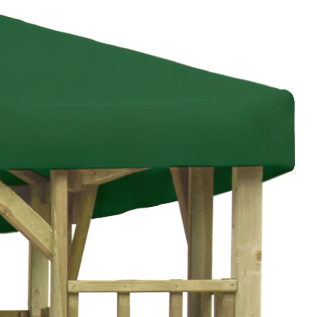 Gazebo 4x3 m Verde