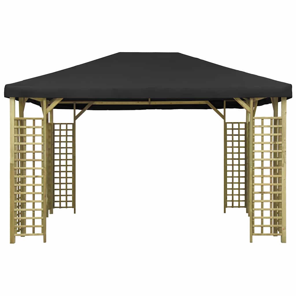 Gazebo 4x3 m Antracite