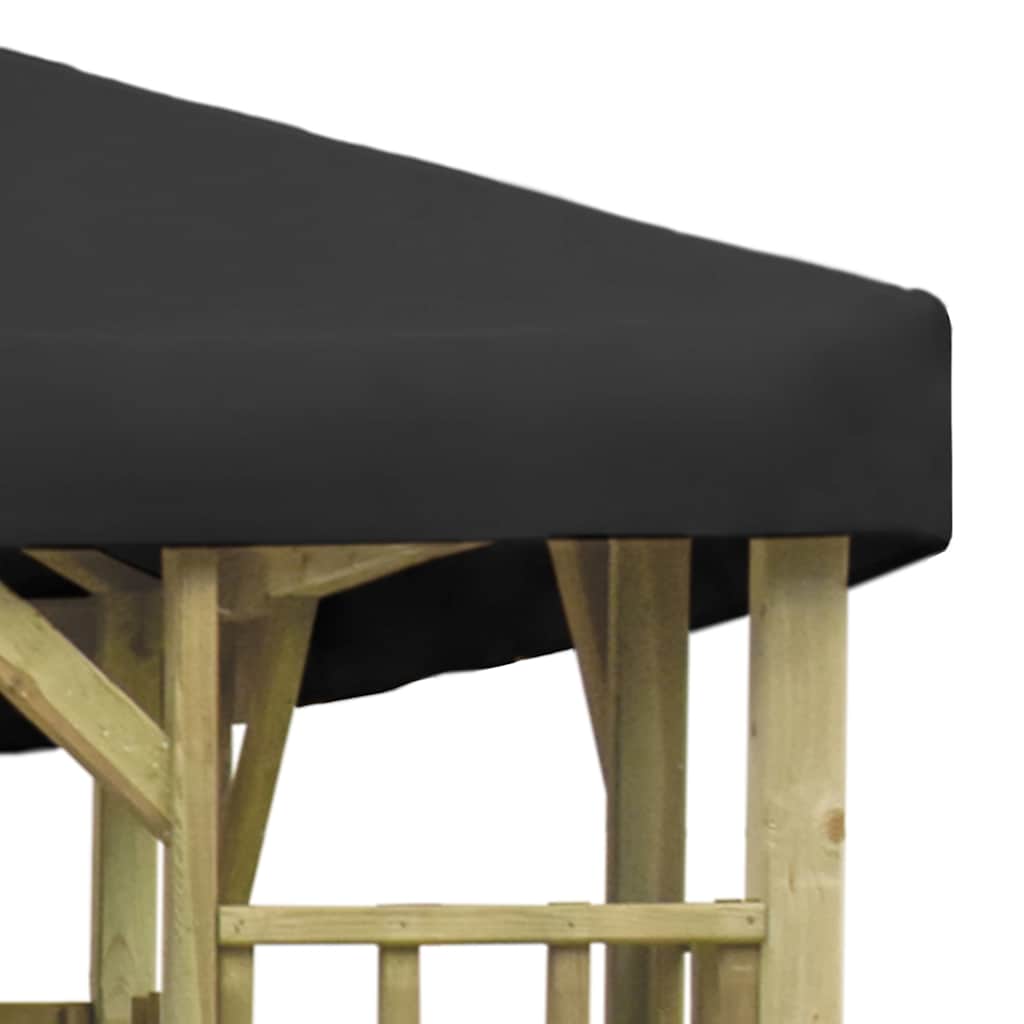 Gazebo 4x3 m Antracite