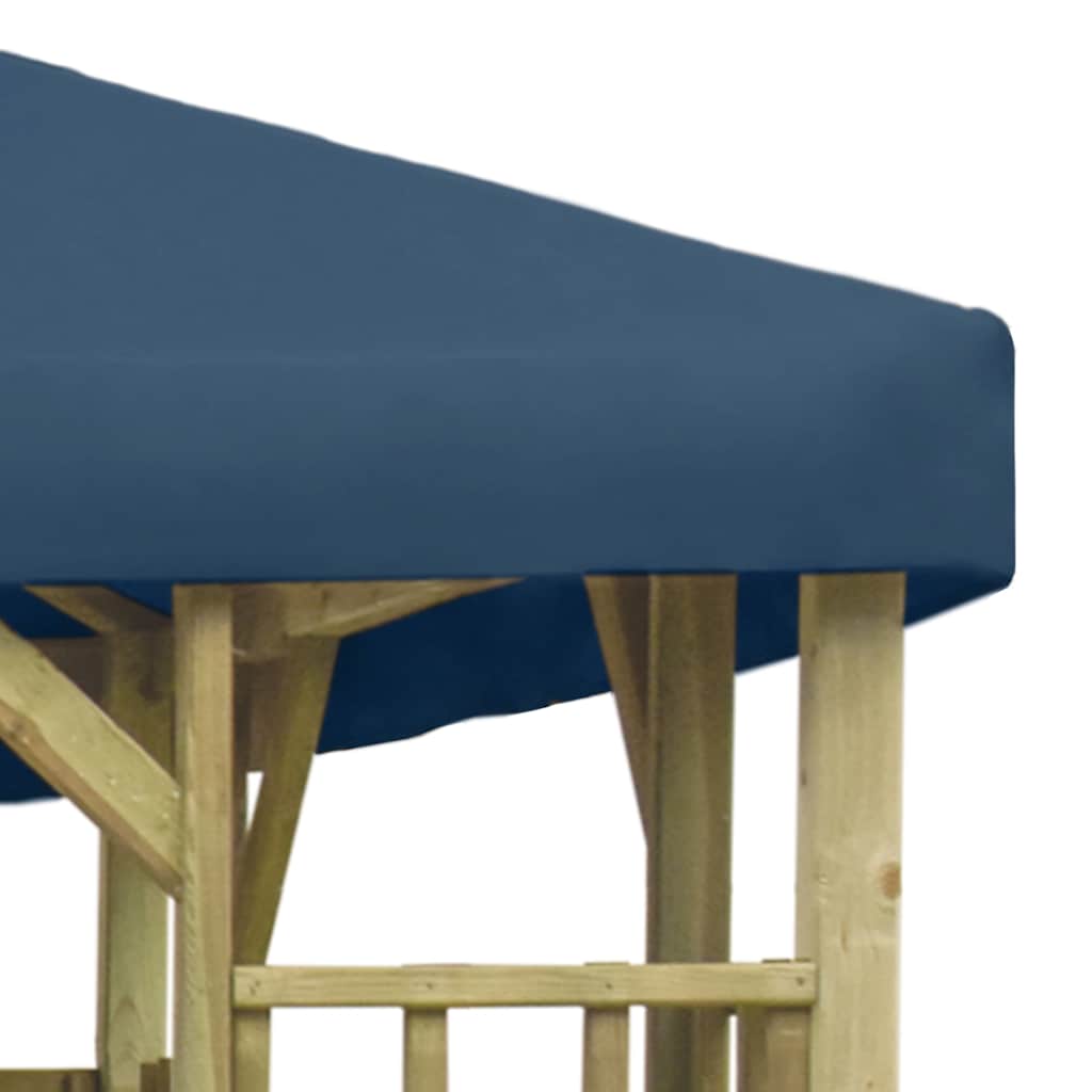Gazebo 4x3 m Blu