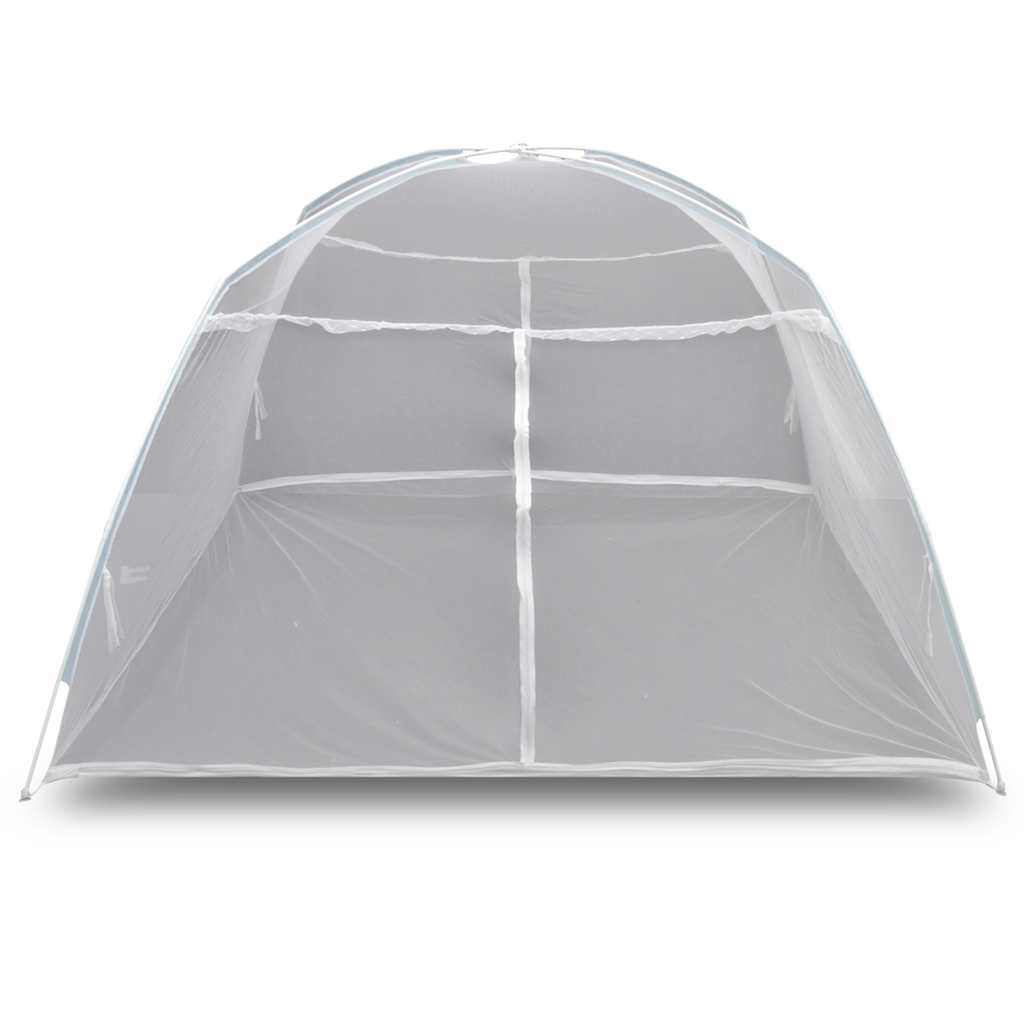 Tenda da Campeggio 200x120x130 cm in Fibra di Vetro Bianca