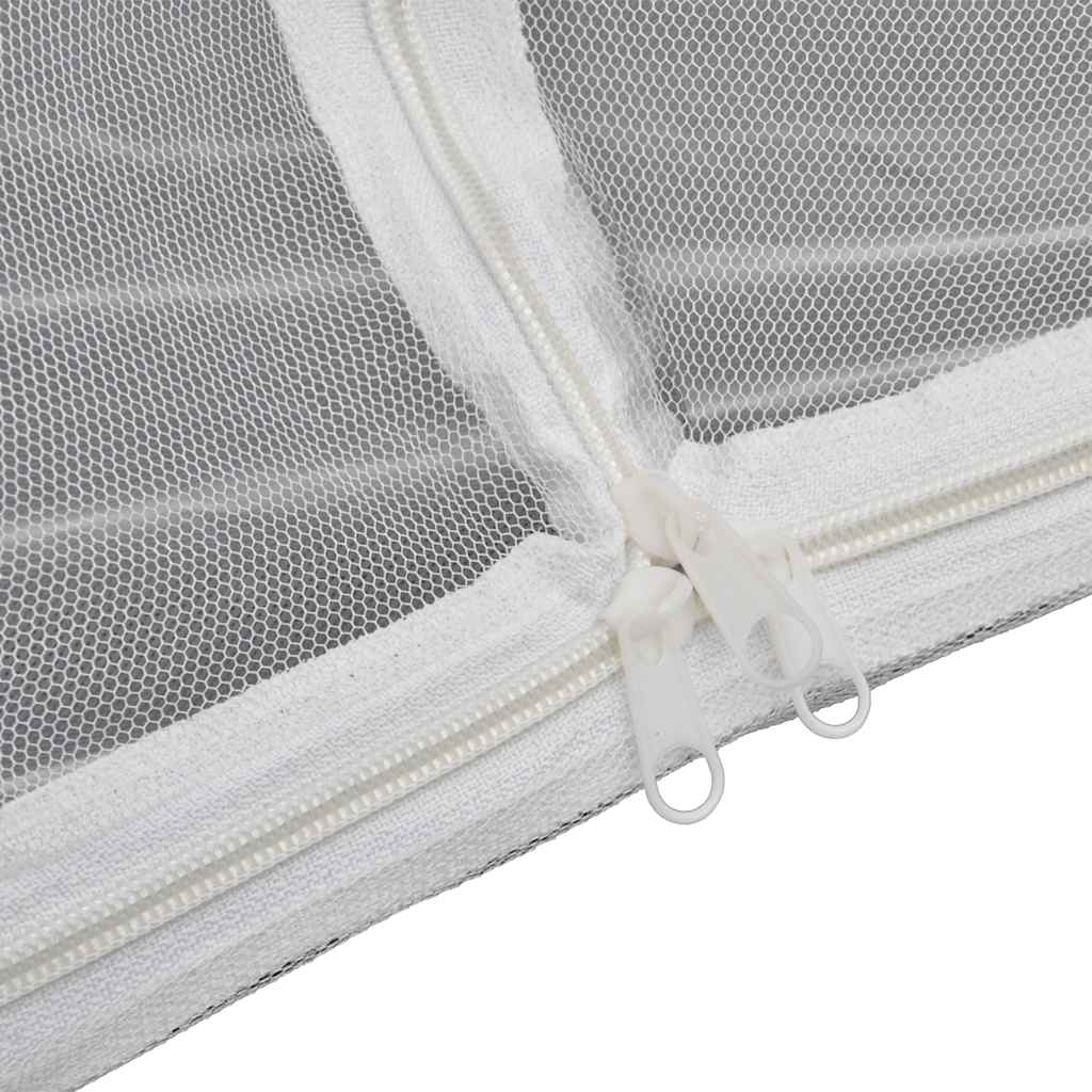 Tenda da Campeggio 200x120x130 cm in Fibra di Vetro Bianca