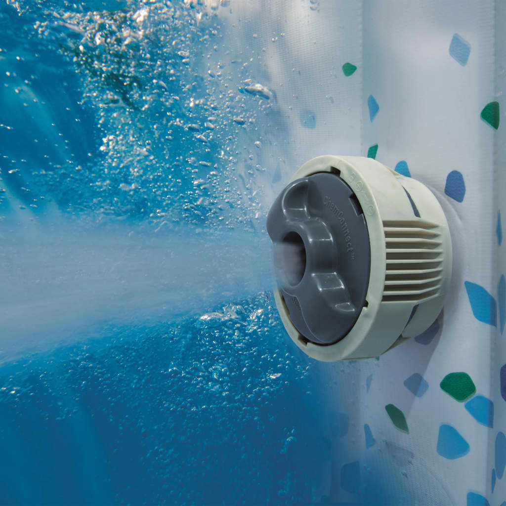 Vasca Idromassaggio con Bordo Lay-Z-Spa Blu e Nero