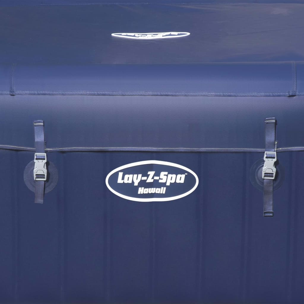 Vasca Idromassaggio con Bordo Lay-Z-Spa Blu e Nero