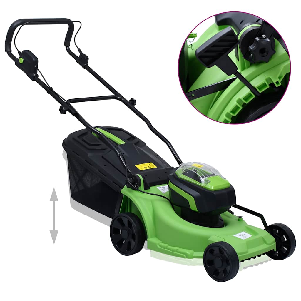 Tagliaerba Cordless con Set Attrezzi da Giardino Elettrici