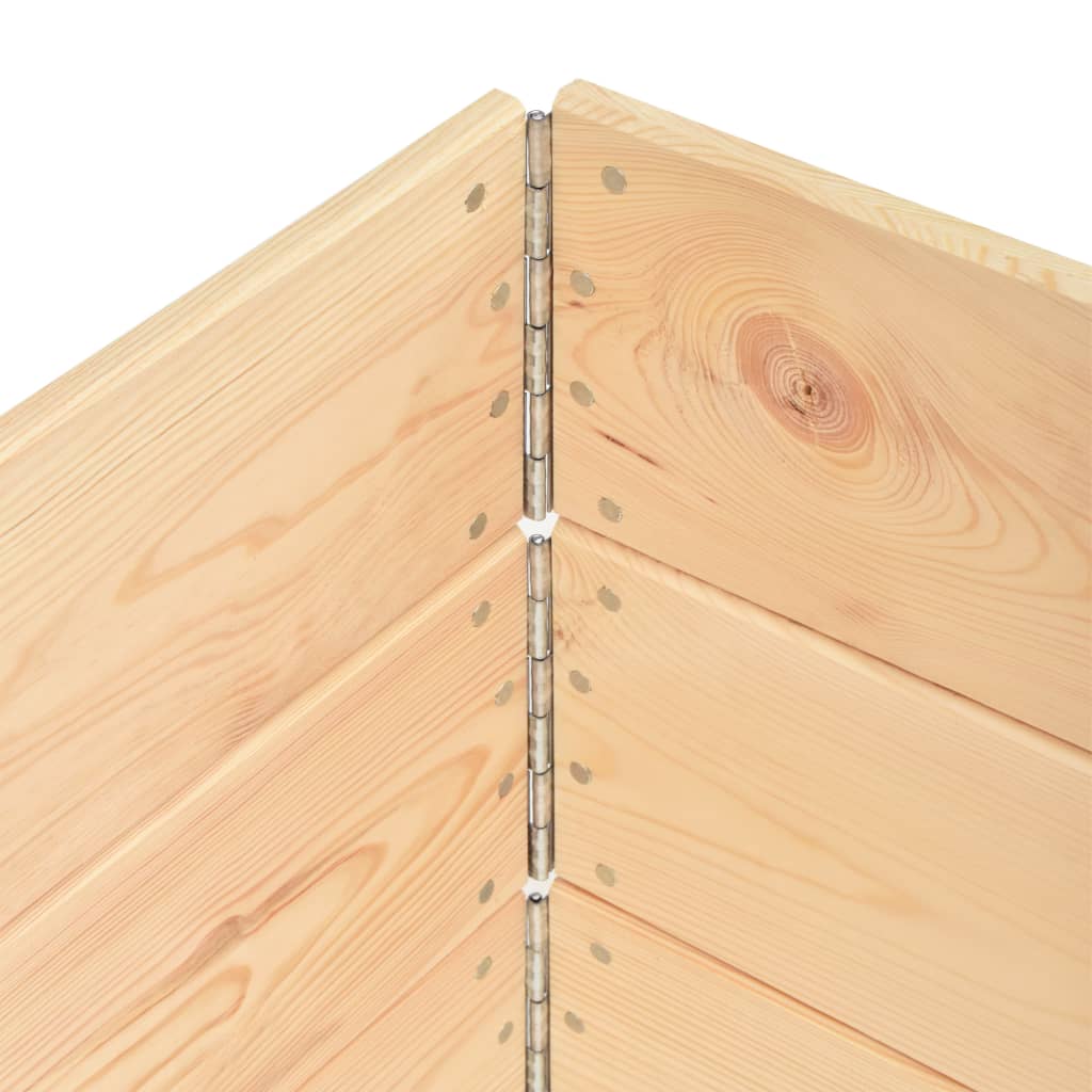 Fioriere Rialzate 3 pz 100x100 cm in Legno Massello di Pino