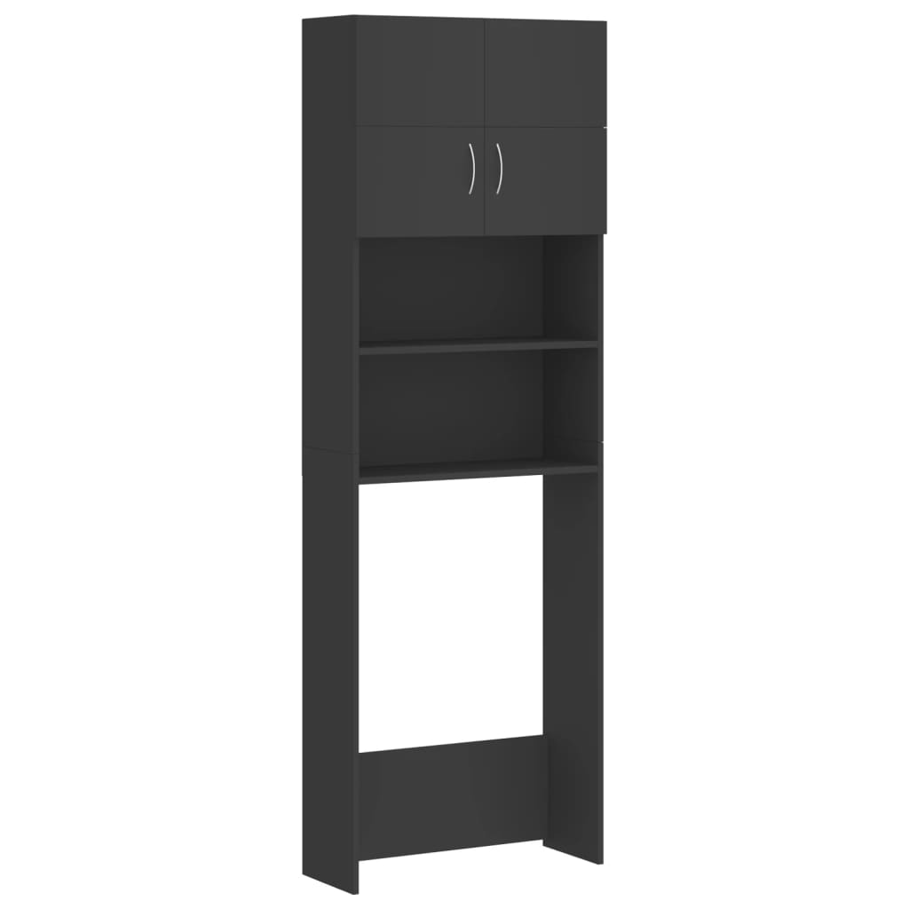 Set Mobili per Lavatrice Grigio in Truciolato