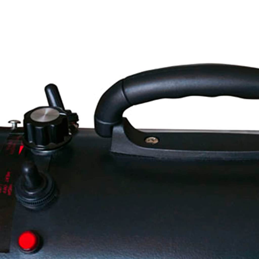 Asciugatore per Cani Motore Singolo Stand Nero Plastica Acciaio