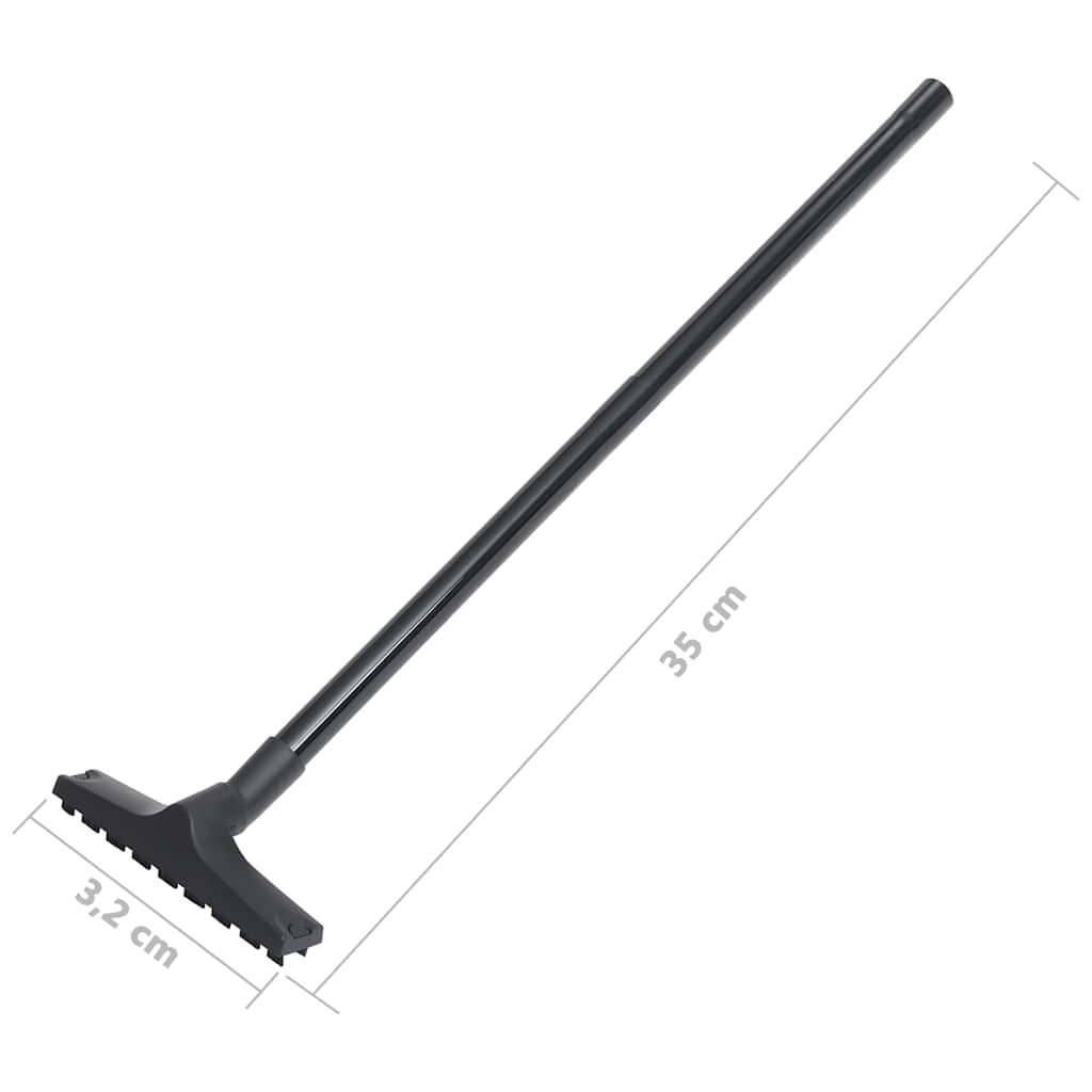Aspiracenere con Tubo e Spazzola in Acciaio Inox
