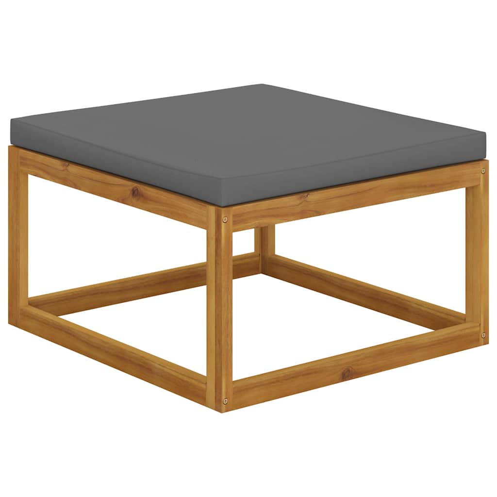 Set Divani da Giardino 4 pz con Cuscini in Massello di Acacia