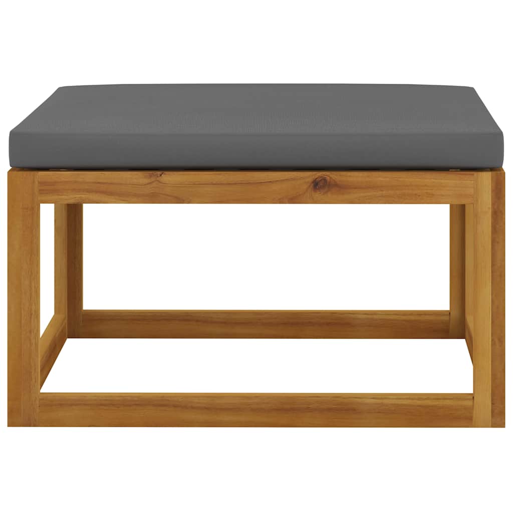 Set Divani da Giardino 4 pz con Cuscini in Massello di Acacia