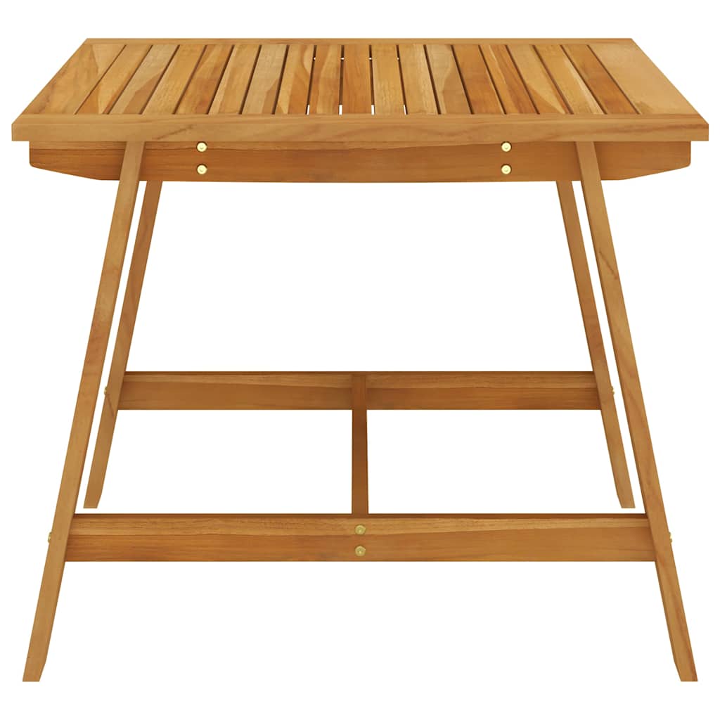 Set da Pranzo da Giardino 5 pz in Legno Massello di Acacia
