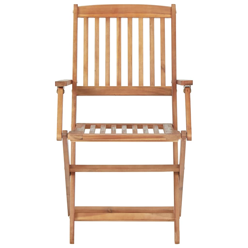Set da Bistrot 4 pz in Legno Massello di Acacia