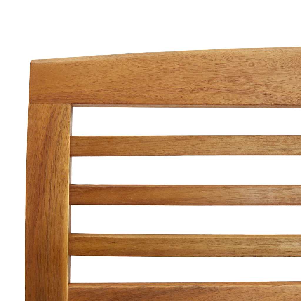 Set Divani da Giardino 5 pz in Legno Massello di Acacia